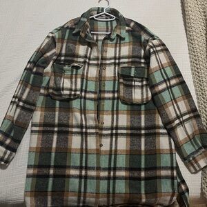 Misguided Plaid Flannel Shacket